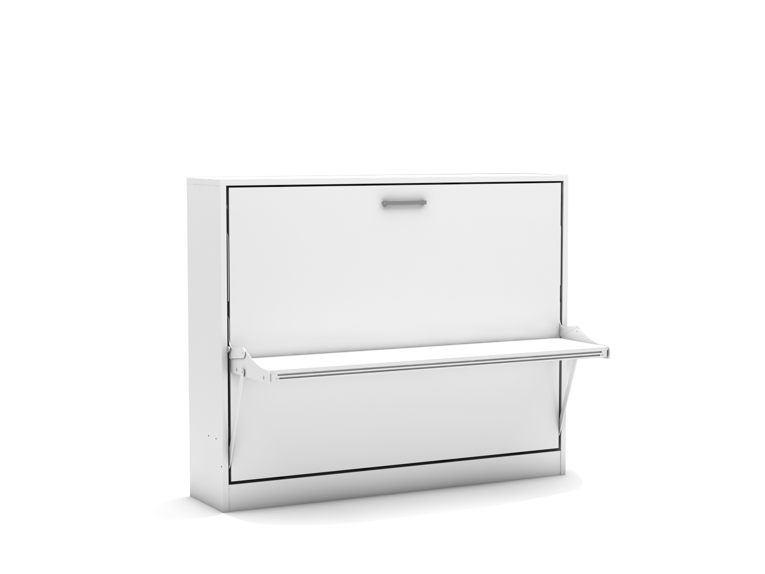 Multimo Couple Schrankbett mit Schreibtisch 140 x 190 cm