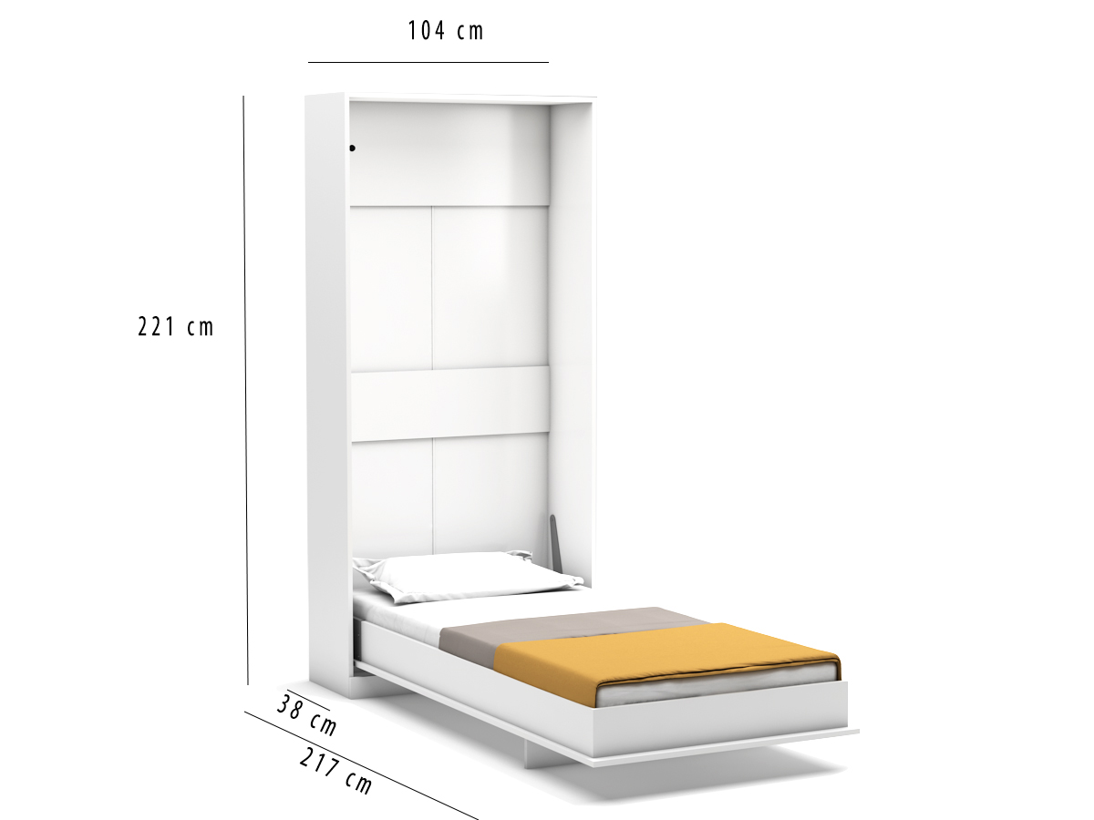 Multimo Primer Klappbett, 90x200 cm vertikal