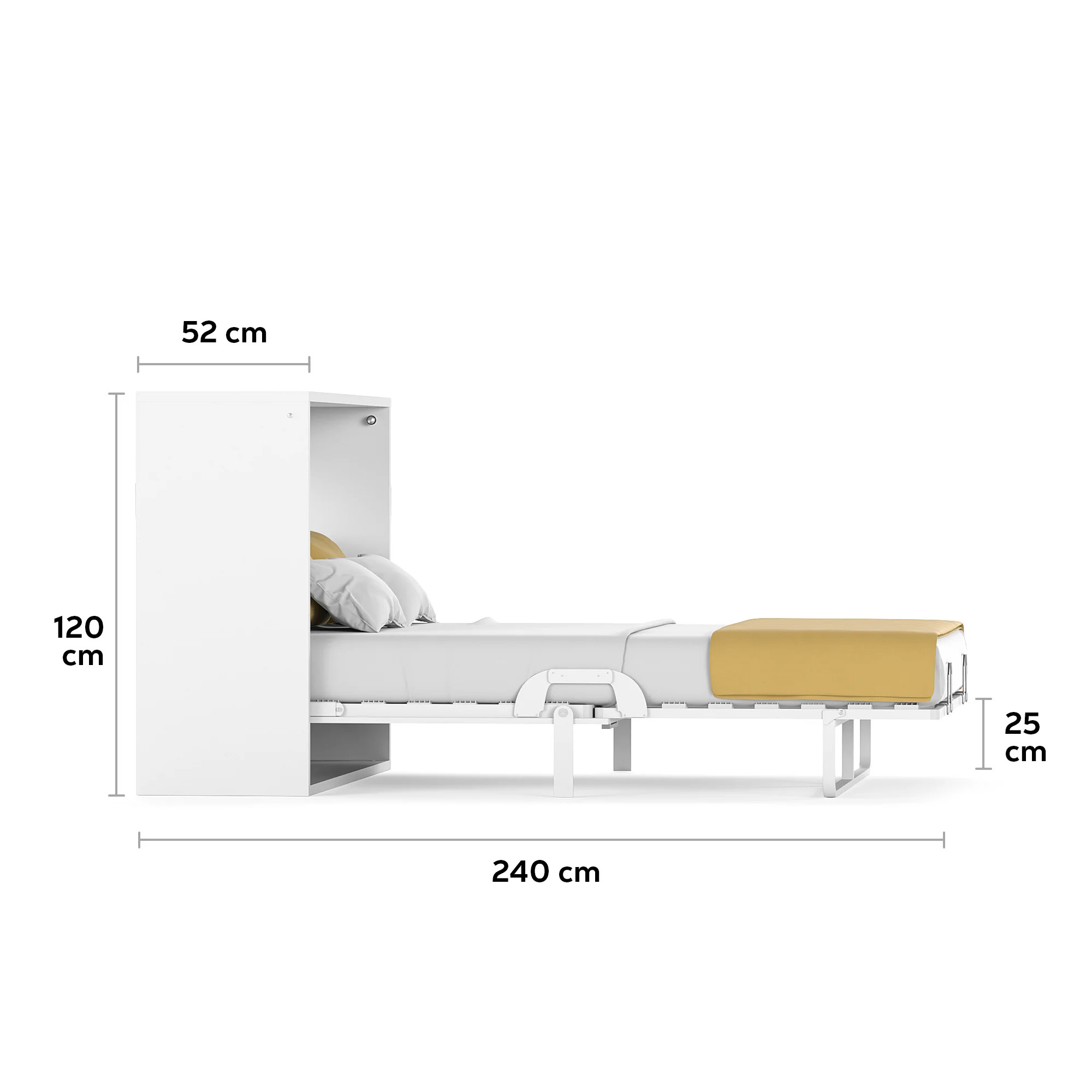 Multimo Capsule Schrankbett mit Klapptisch