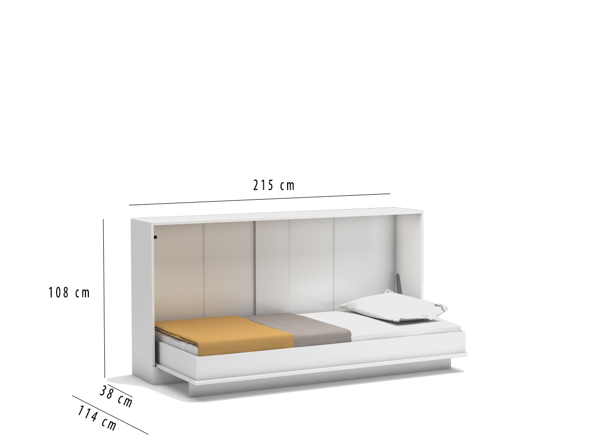 Multimo Primer Klappbett, 90x200 cm horizontal