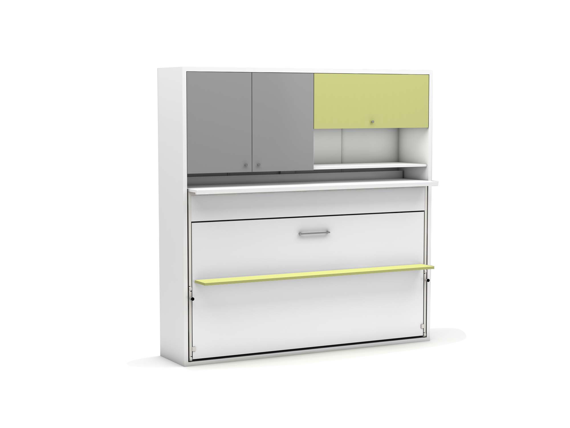 Multimo Nitro Schrankbett mit Schreibtisch