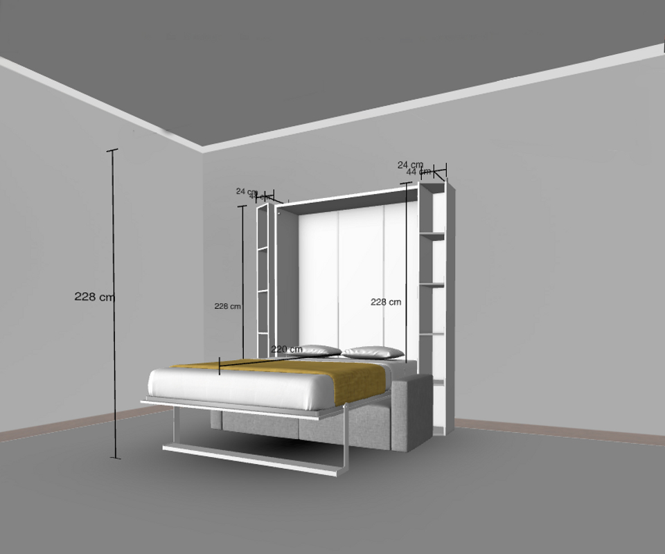 Multimo Royal Schrankbett Set mit Sofa Multimo Royal Schrankbett Set mit Sofa