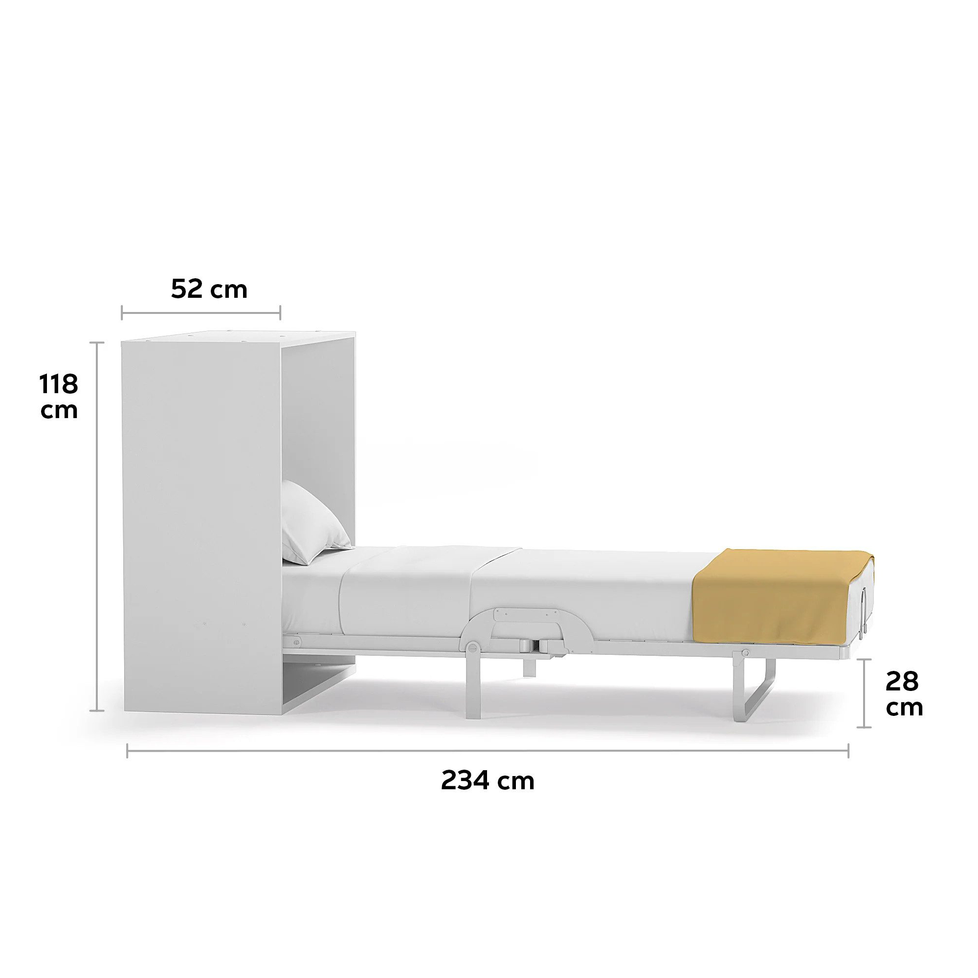 Multimo Capsule Schrankbett mit Klapptisch